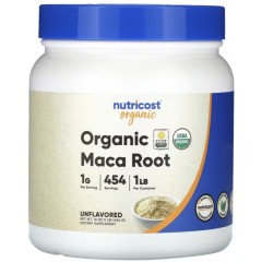 Nutricost, порошок из корня органической маки, без добавок, 454 г (16 унций)